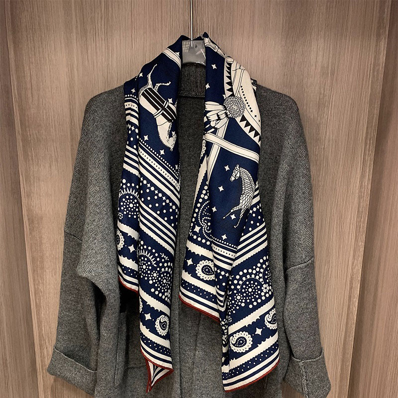Thicken Wool Blanket Scarf Sha - Pashmina Wrap Large avaliação e preço