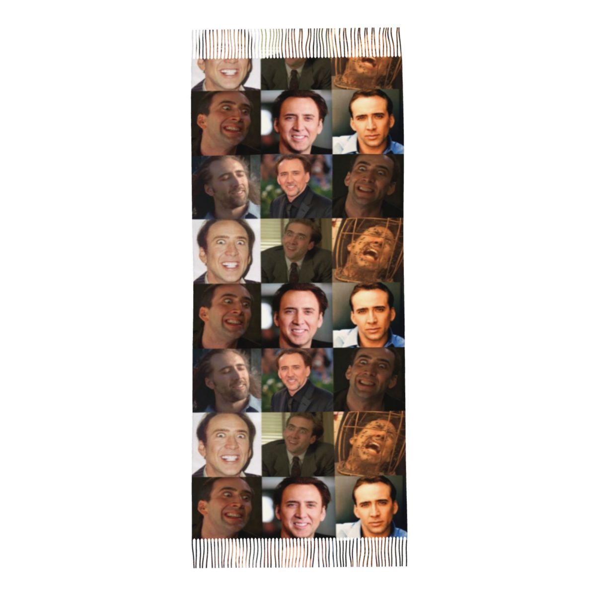 Nicolas Cage Funny Face Meme S - Pashmina Wrap Large avaliação e preço
