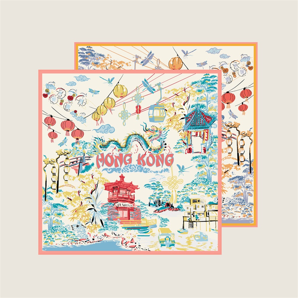 90CMTwill Silk Scarf Women Dou - Scarf Silk Square avaliação e preço
