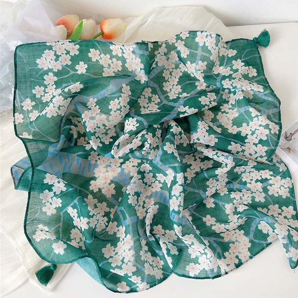 Neck Wrap Cotton-Linen Square  - Bandana Cotton avaliação e preço