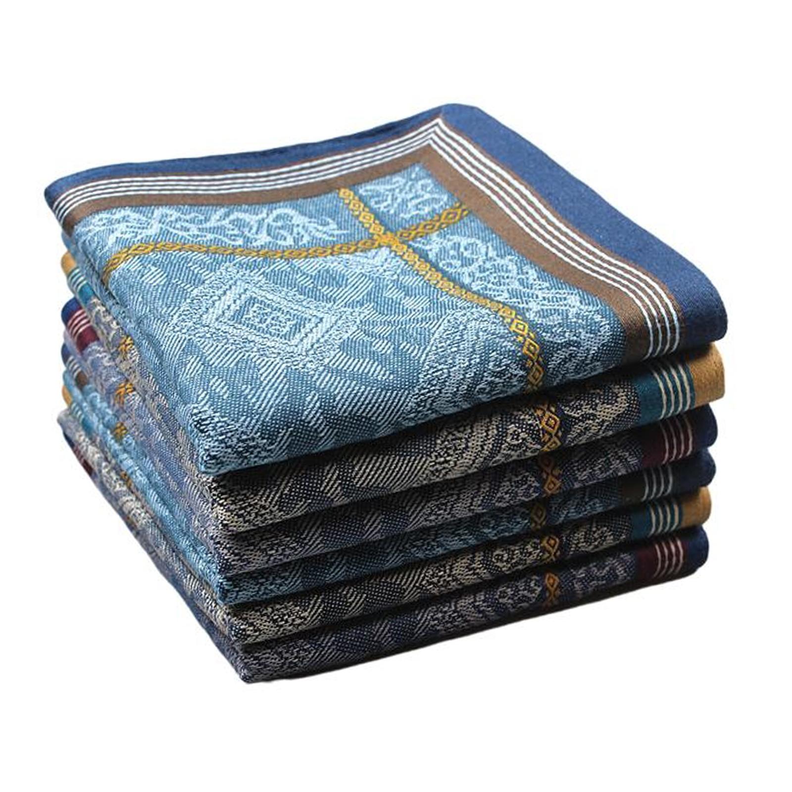 3Pcs Pocket Square Hankies Jac - Handkerchief Cotton Men avaliação e preço