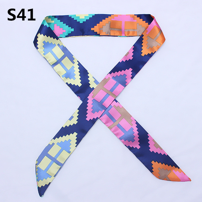 47 Colors Brand Bandana Small  - Silk Neck Scarf avaliação e preço