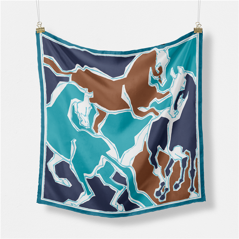 Twill Silk Scarf Woman Three H - Scarf Silk Square avaliação e preço