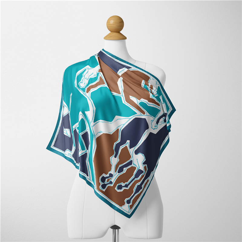 Twill Silk Scarf Woman Three H - Scarf Silk Square avaliação e preço