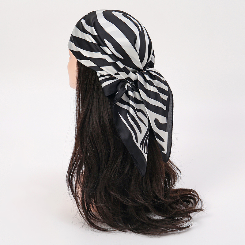 2025 Beach Hijab Stoles Silk S - Silk Tie Striped avaliação e preço