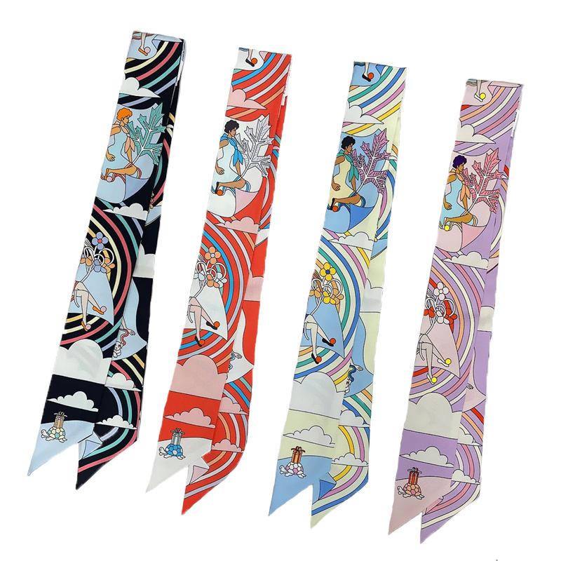 Women 100% Mulberry Silk Scarf - Silk Neck Scarf avaliação e preço