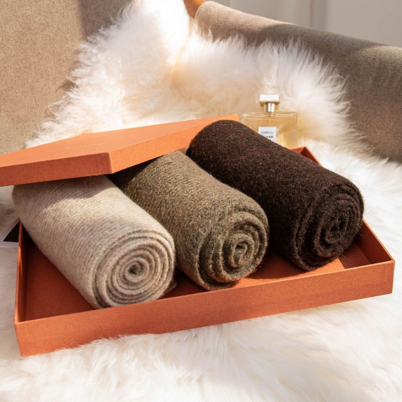 Korean Style Classic Woolen Sc - Muffler Men Wool avaliação e preço