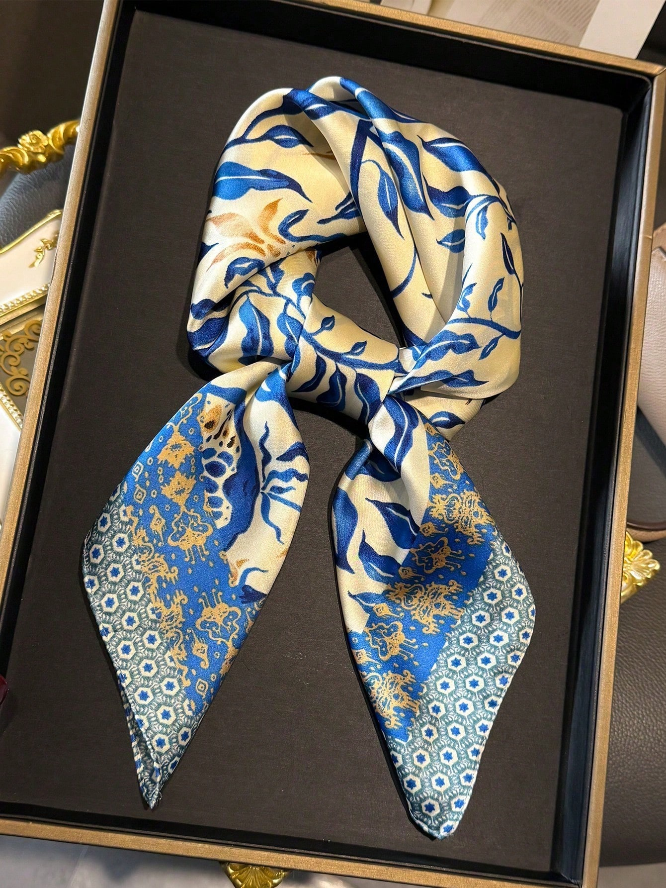 Luxury Brand Bohemia Print Squ - Face Scarf Mask avaliação e preço