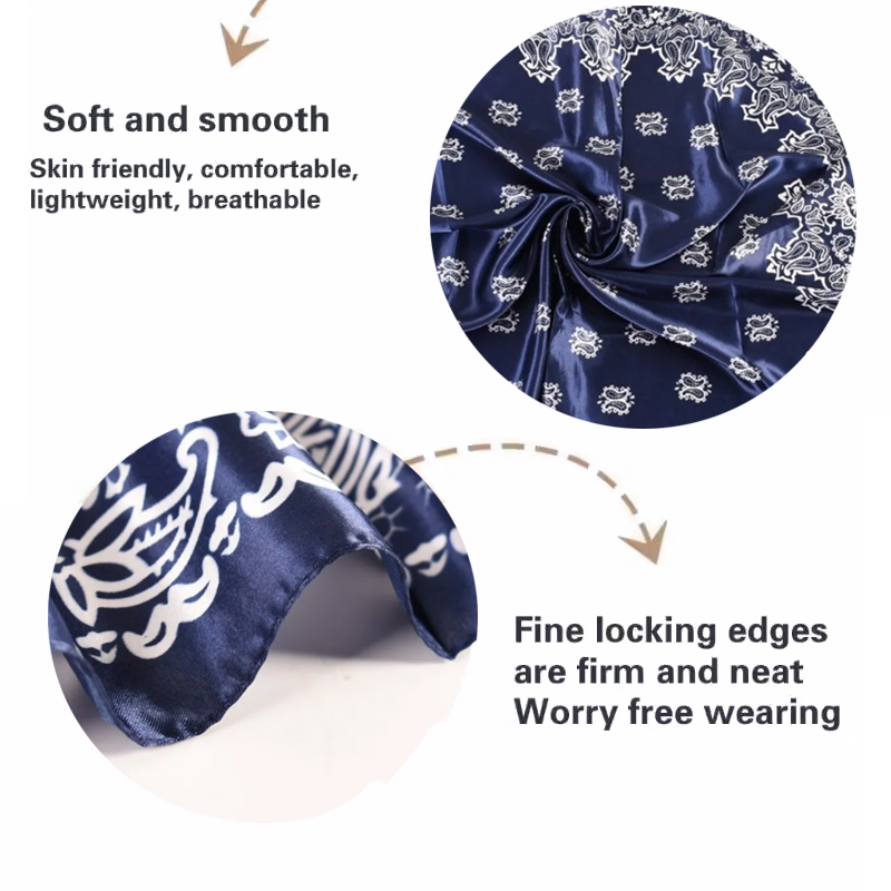70 * 70cm Women's Silk Square  - Scarf Silk Square avaliação e preço