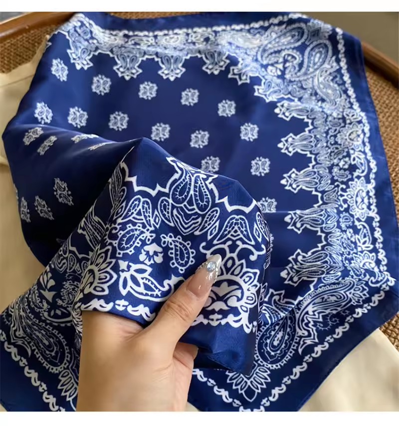 70 * 70cm Women's Silk Square  - Scarf Silk Square avaliação e preço