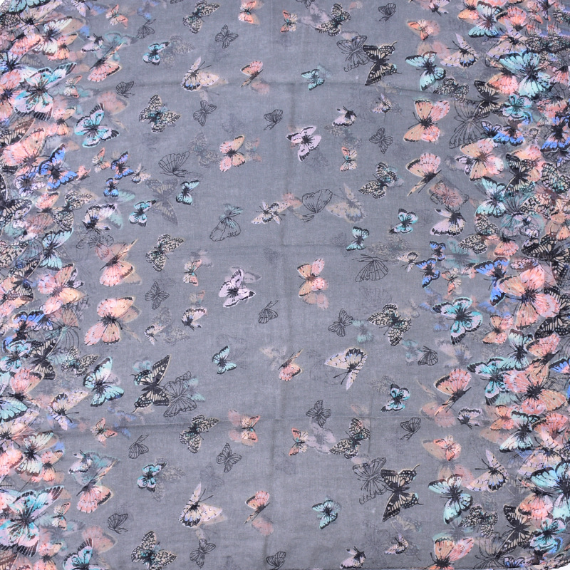 2022 New Fashion Butterfly Pri - Infinity Scarf Knit avaliação e preço