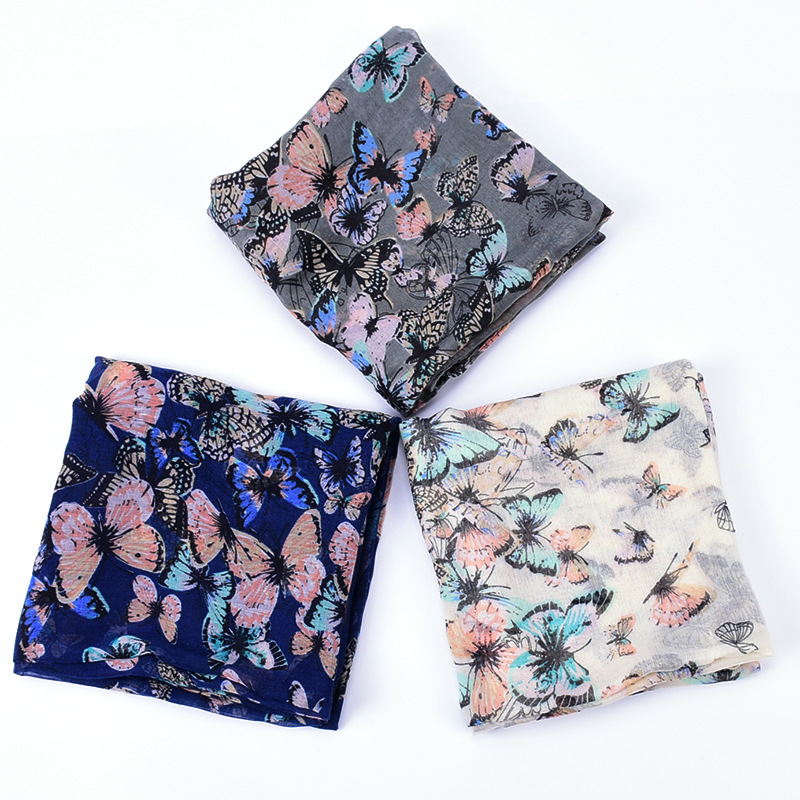 2022 New Fashion Butterfly Pri - Infinity Scarf Knit avaliação e preço