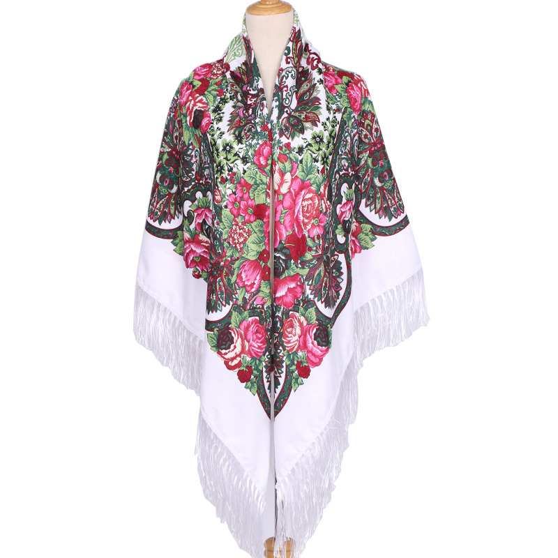 160*160cm Ethnic Large Square  - Woven Scarf Blanket avaliação e preço