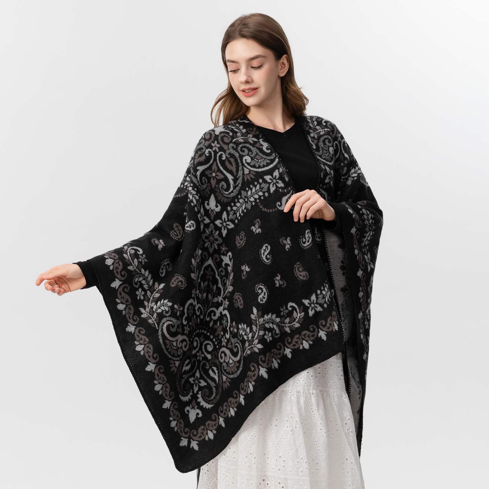 Luxury Women's Cashmere Scarf  - Stole Wedding Shawl avaliação e preço