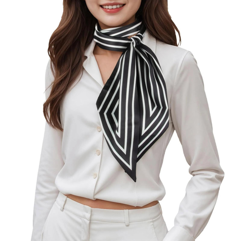 Fashion Stripes Hair Ribbon Sc - Silk Tie Striped avaliação e preço