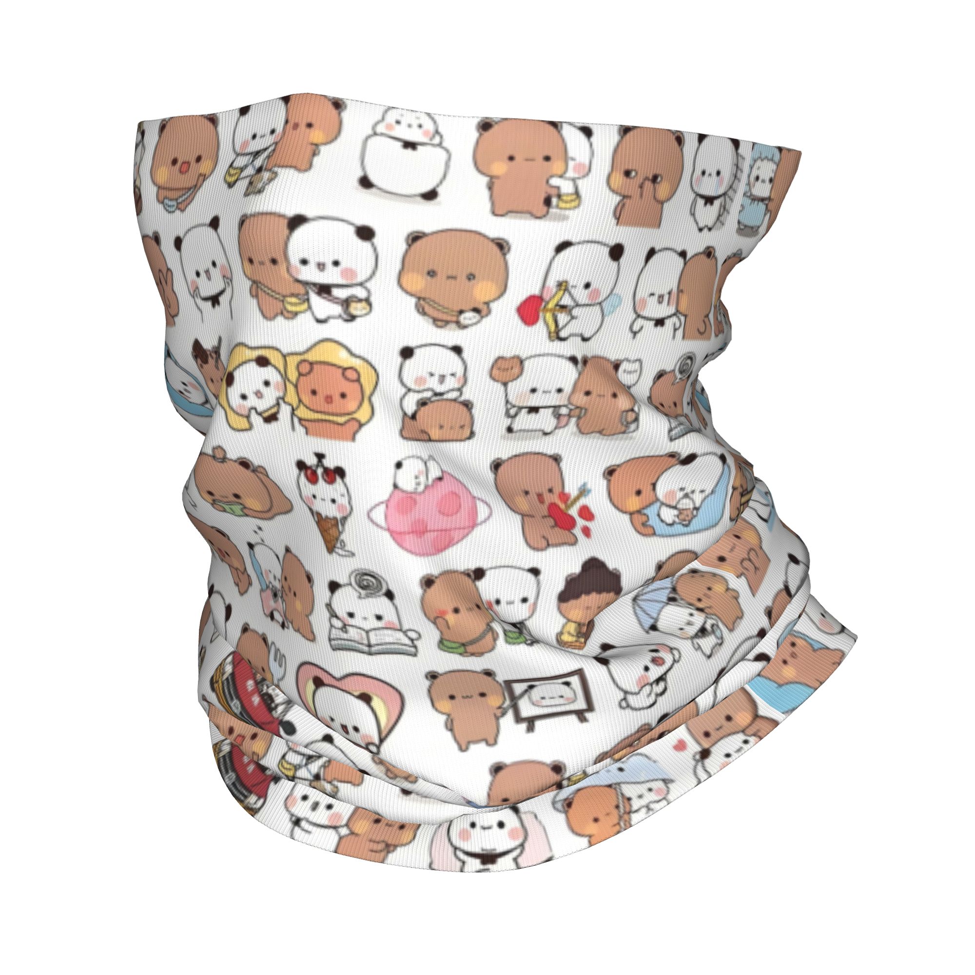 Custom Bear Cartoon Peach And  - Neck Warmer Tube avaliação e preço