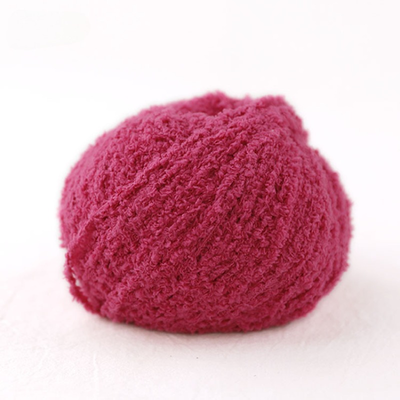 50g Short Plush Yarn 70m, DIY  - Woven Scarf Blanket avaliação e preço