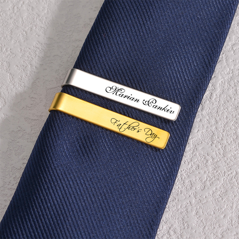 Afirstee Stainless Steel Engra - Tie Bar Set Gift avaliação e preço