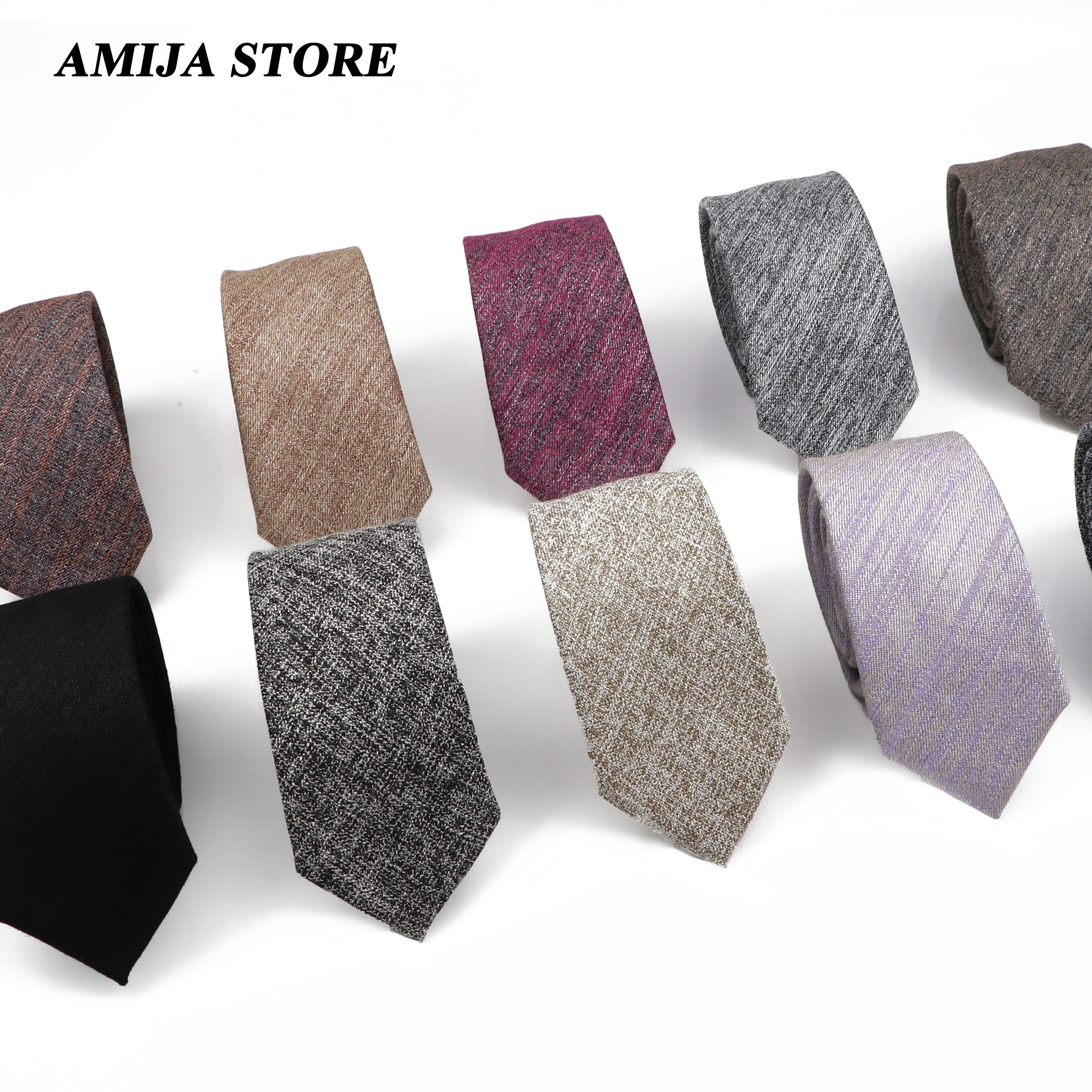 High Quality Ties For Men 6cm  - Skinny Tie Men avaliação e preço