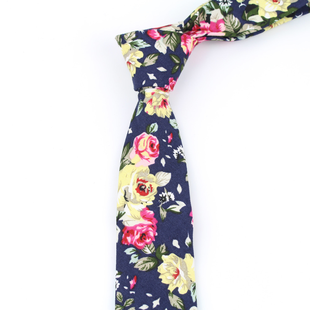 Cotton Men's Colourful Tie Tie - Skinny Tie Men avaliação e preço