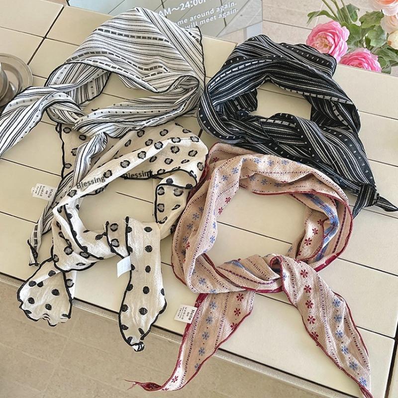 *1Pcs Soft Cotton Linen Triang - Bandana Cotton avaliação e preço