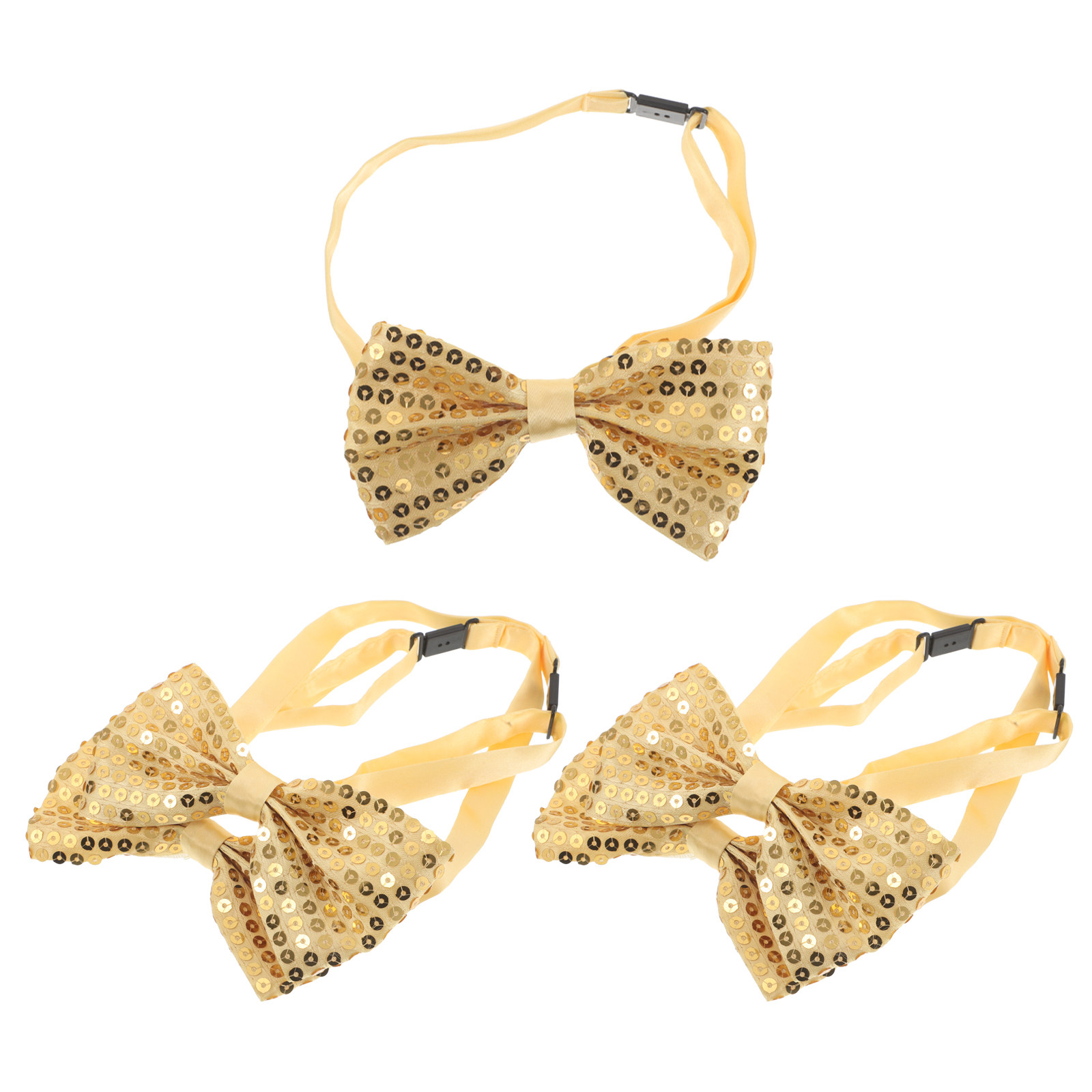 5Pcs Silver Sequin Bow Ties fo - Bow Tie Pre Tied avaliação e preço