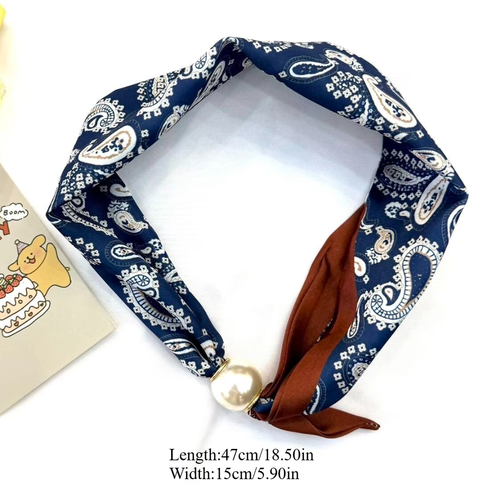 1 Women's Vintage Printed Sati - Head Wrap Turban avaliação e preço