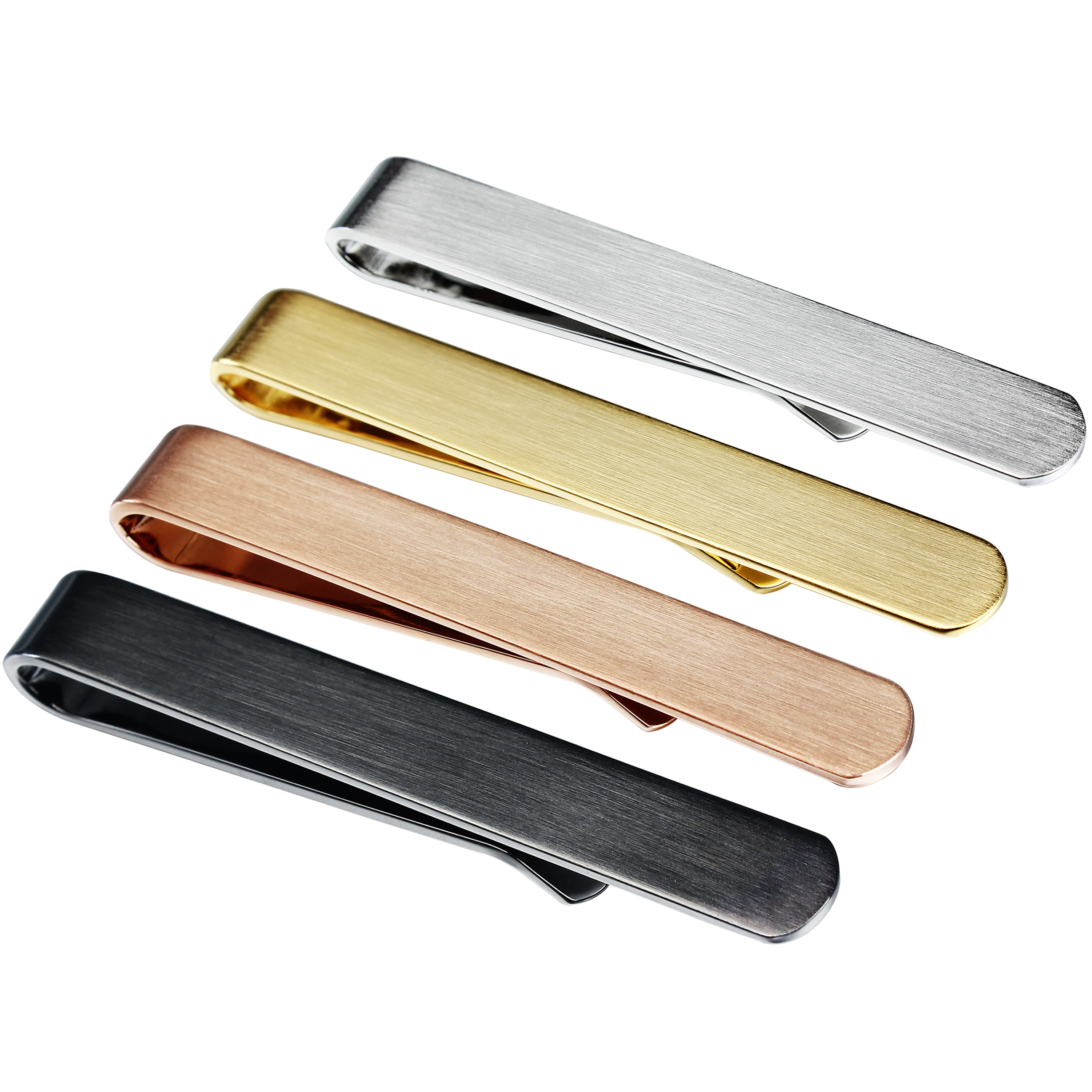 HAWSON 4pcs Skinny Tie Clip fo - Tie Bar Set Gift avaliação e preço