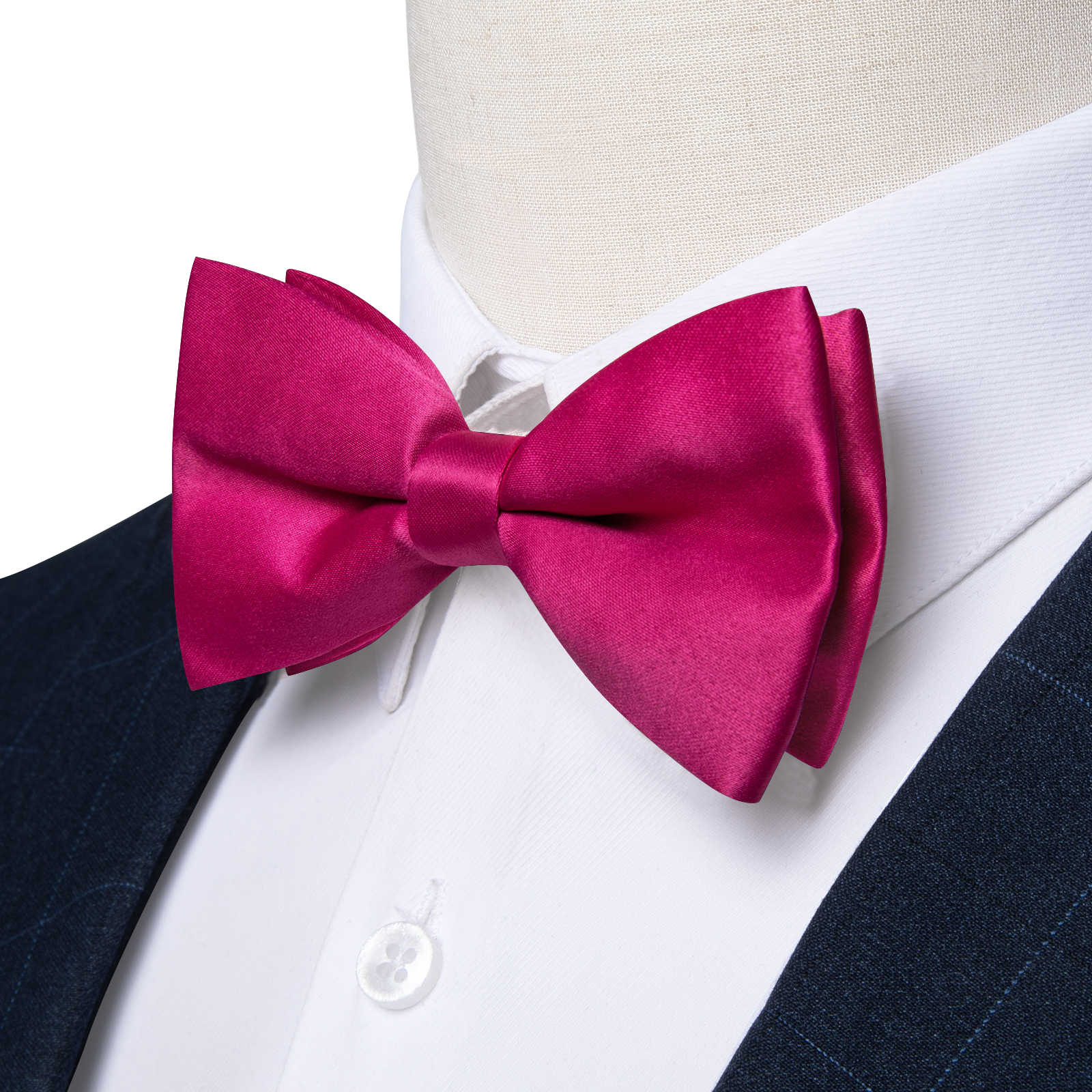Men's Solid Pre-tied Bowtie Ro - Bow Tie Pre Tied avaliação e preço