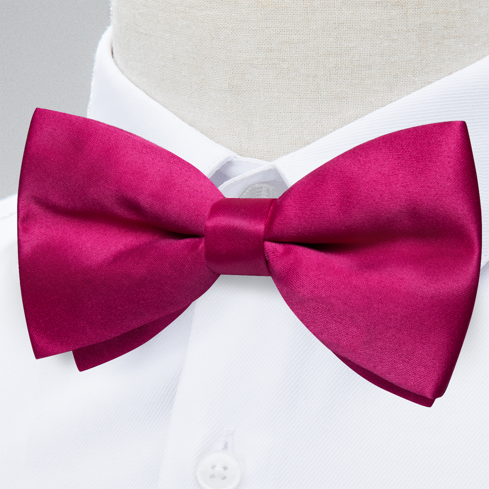 Men's Solid Pre-tied Bowtie Ro - Bow Tie Pre Tied avaliação e preço