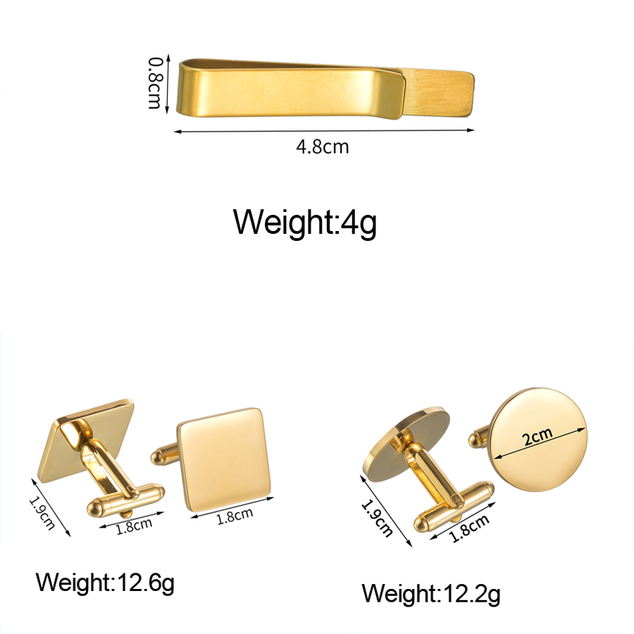 Freeteeme New Fashion Cufflink - Tie Bar Set Gift avaliação e preço