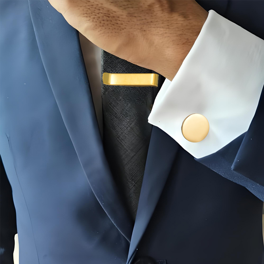 Freeteeme New Fashion Cufflink - Tie Bar Set Gift avaliação e preço