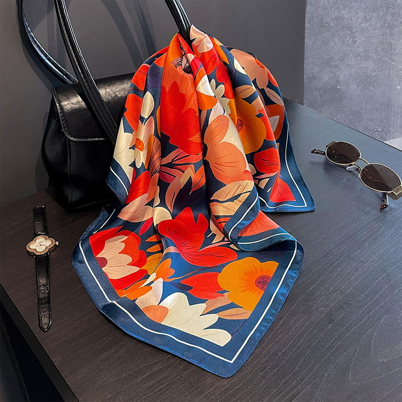 2026 New Spring 100% Pure Silk - Ascot Neck Scarf avaliação e preço