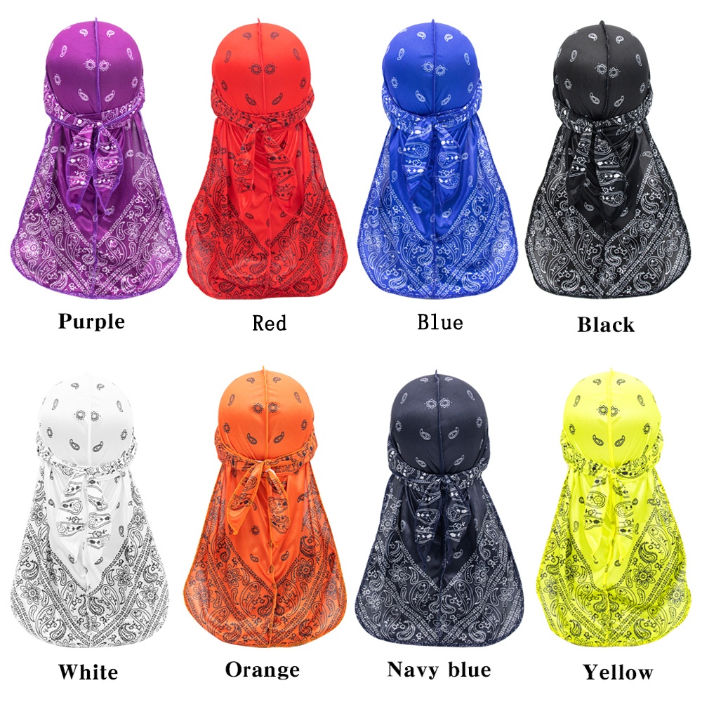 Long Tail Silky Scarf Muslim U - Bandana Doo Rag avaliação e preço