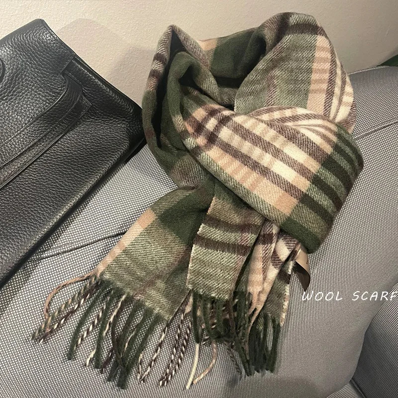 High Quality 100% Wool Scarf M - Muffler Men Wool avaliação e preço
