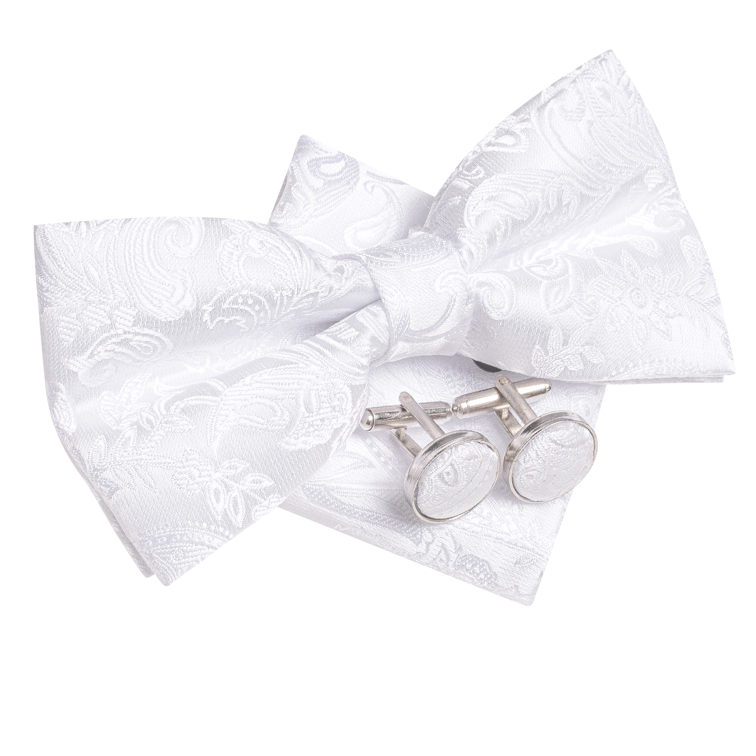 Hi-Tie Mens Bow Tie Hanky Cuff - Bow Tie Pre Tied avaliação e preço