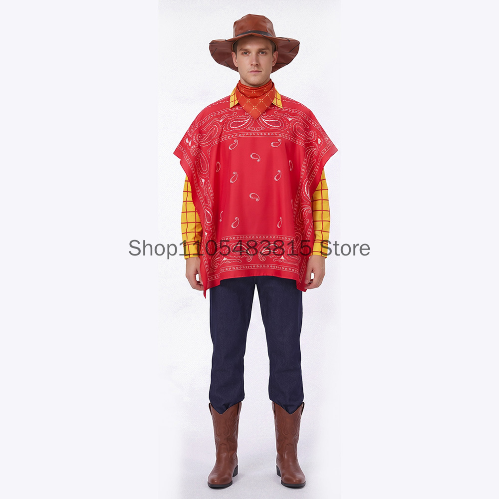 Men's Woody Cosplay costume To - Ascot Neck Scarf avaliação e preço