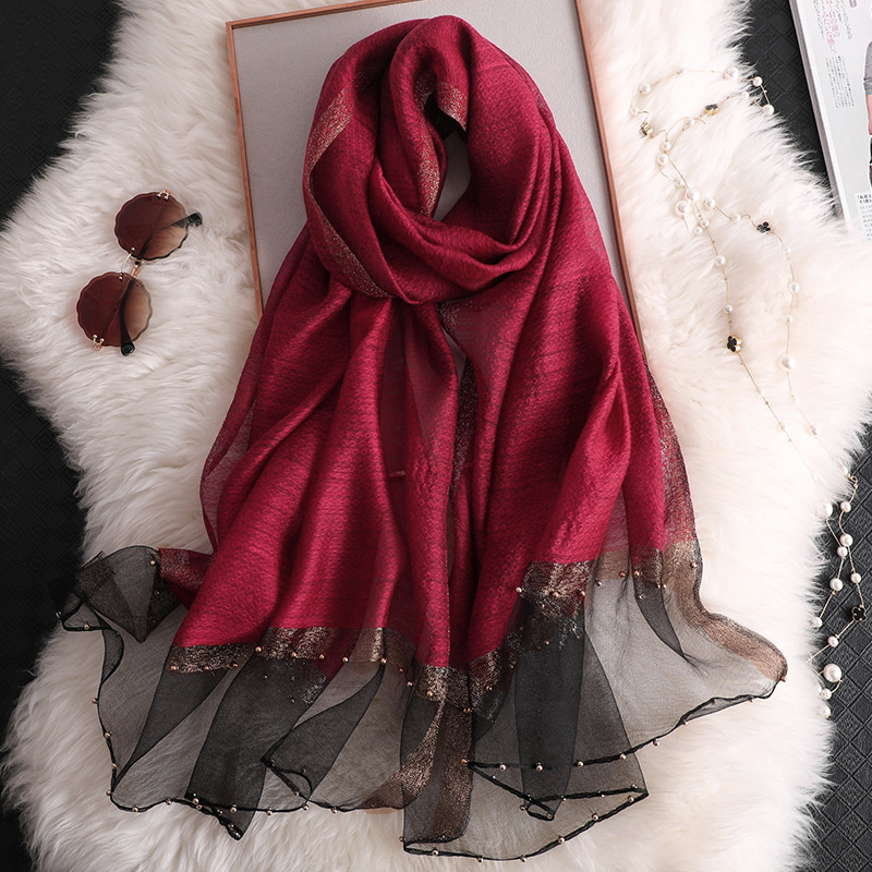 2024 Luxury 100% Silk Shawl Sc - Scarf Silk Square avaliação e preço