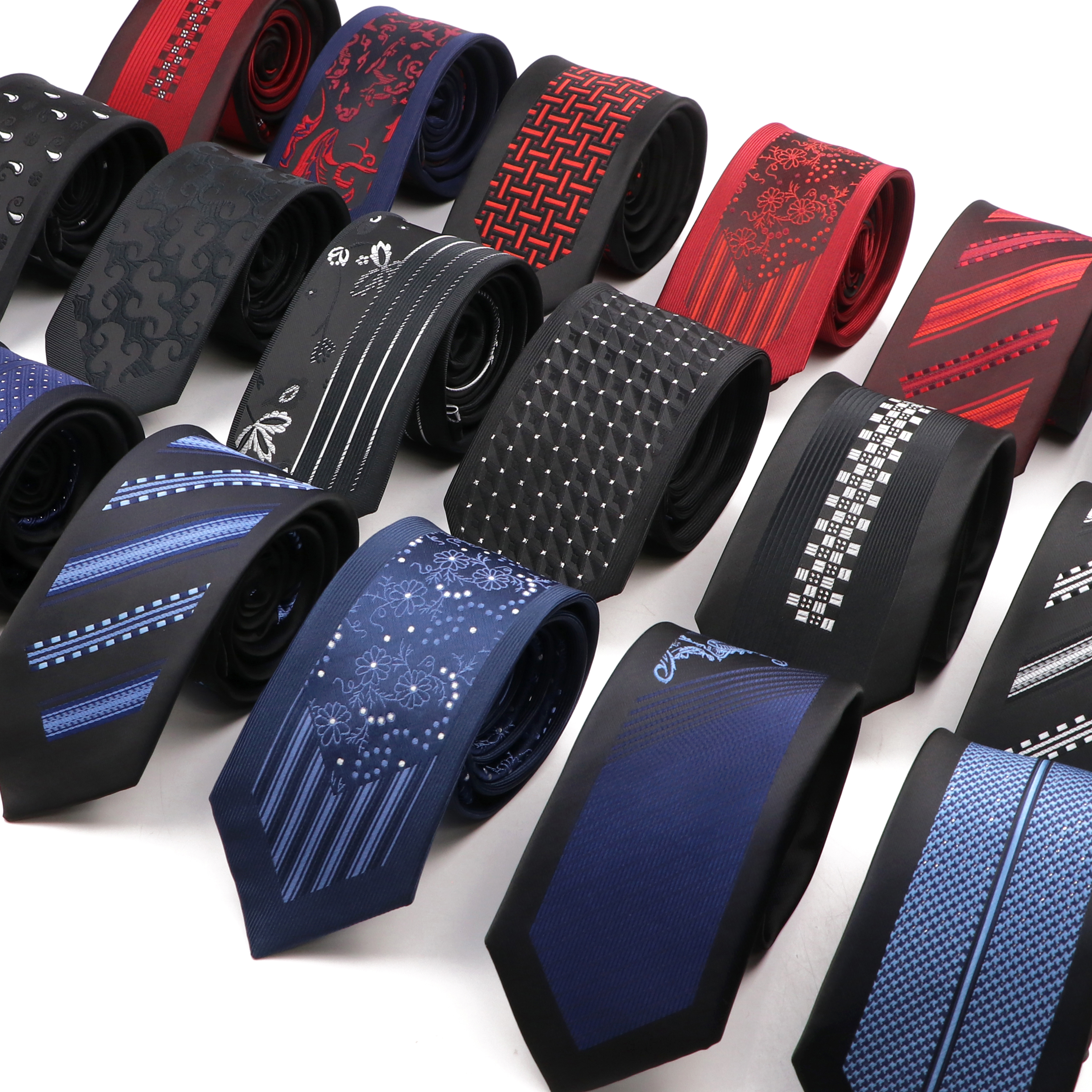New Slim Ties For Men Luxuriou - Skinny Tie Men avaliação e preço