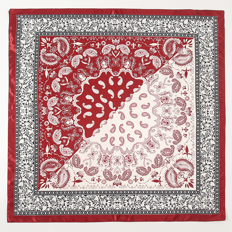 Satin Square Scarf Women Musli - Silk Neck Scarf avaliação e preço
