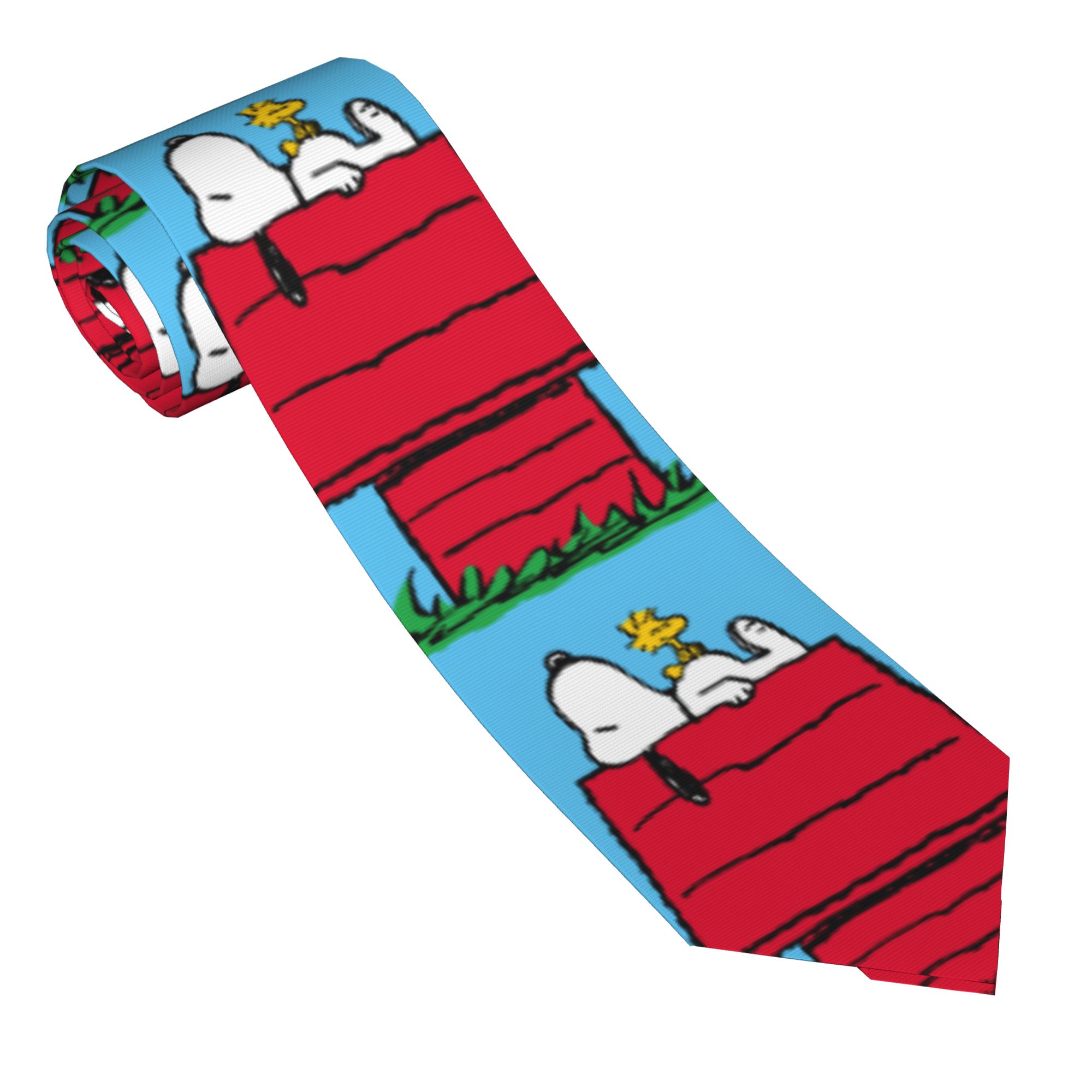 Neckties Snoopy Woodstock Dogh - Skinny Tie Men avaliação e preço