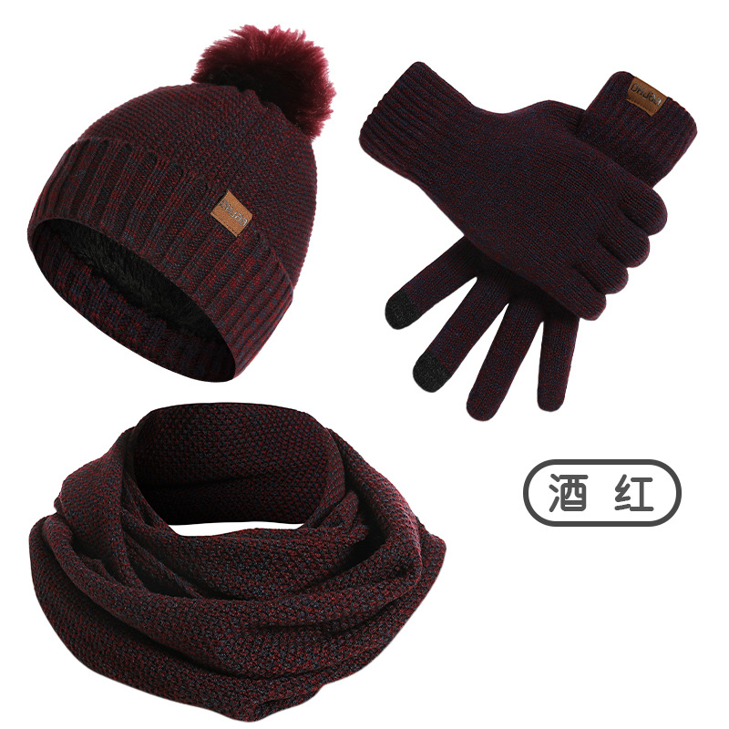 Women Winter 3Pcs Fleece Lined - Infinity Scarf Knit avaliação e preço