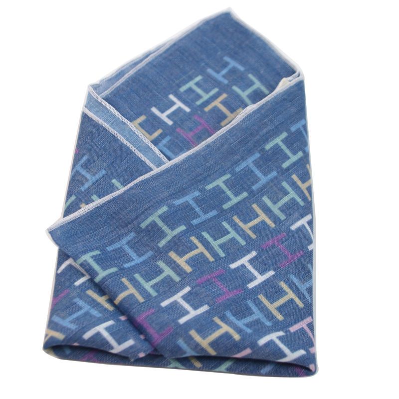 Men's Square Scarf with Button - Scarf Silk Square avaliação e preço