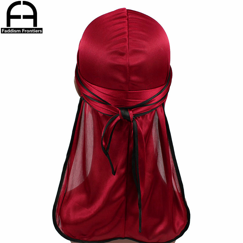 New Fashion Men's Satin Durags - Bandana Doo Rag avaliação e preço
