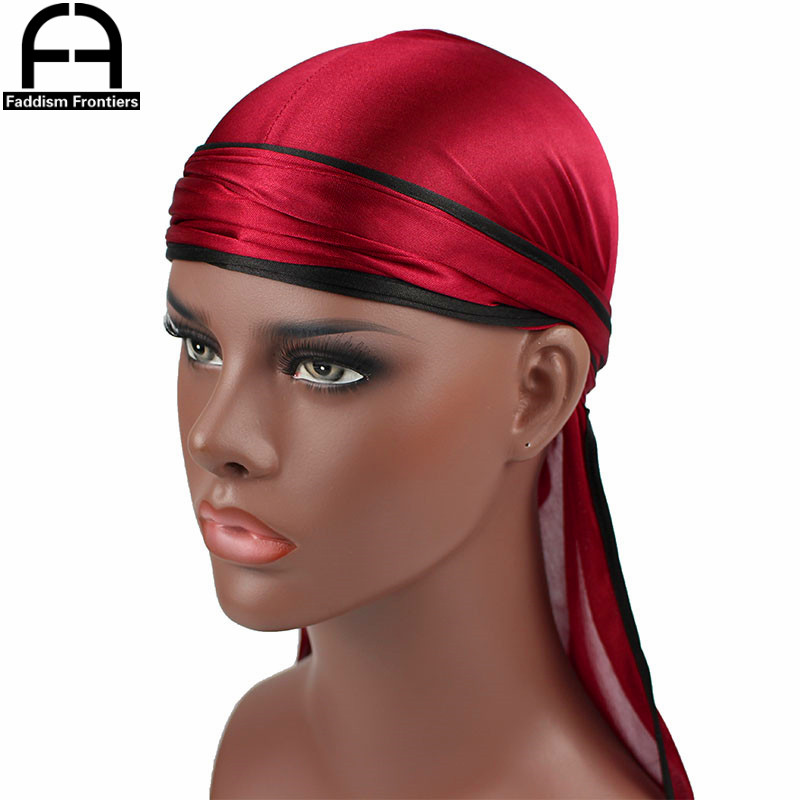 New Fashion Men's Satin Durags - Bandana Doo Rag avaliação e preço