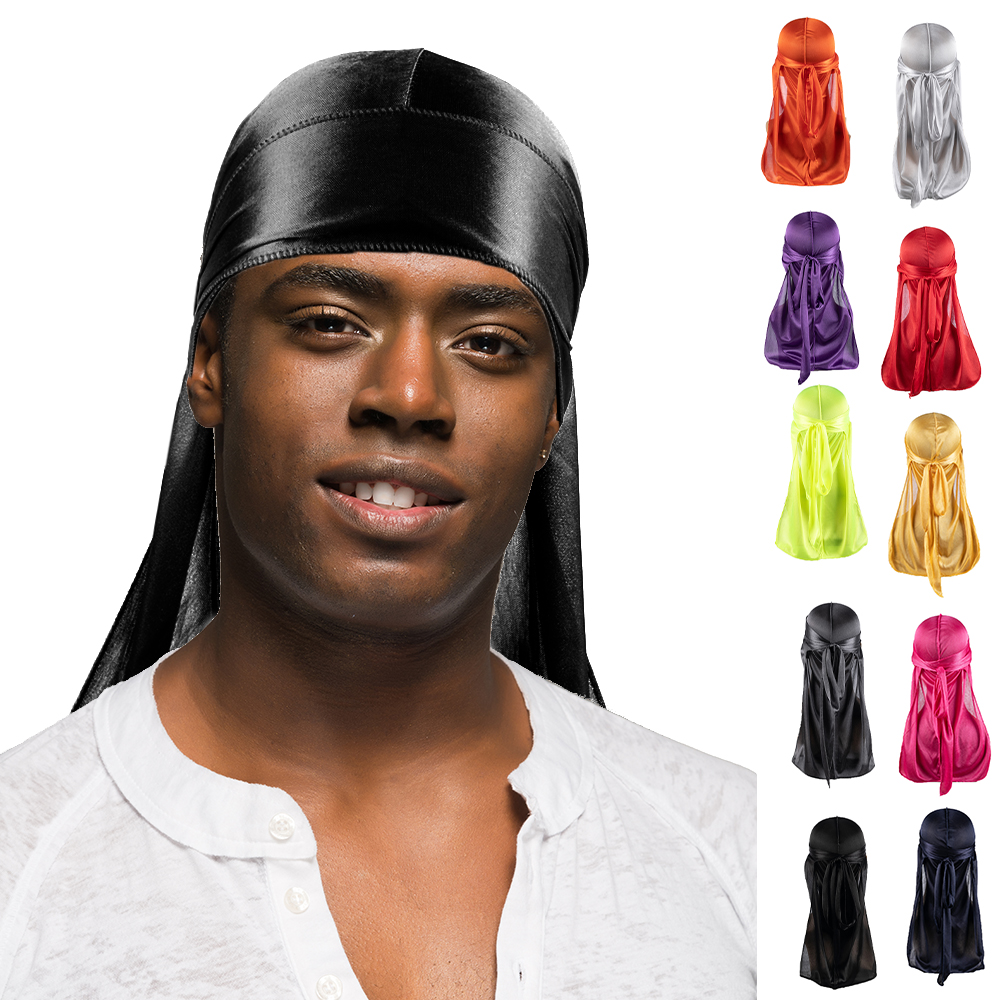 Men's Durag Bandana Silky Du R - Bandana Doo Rag avaliação e preço
