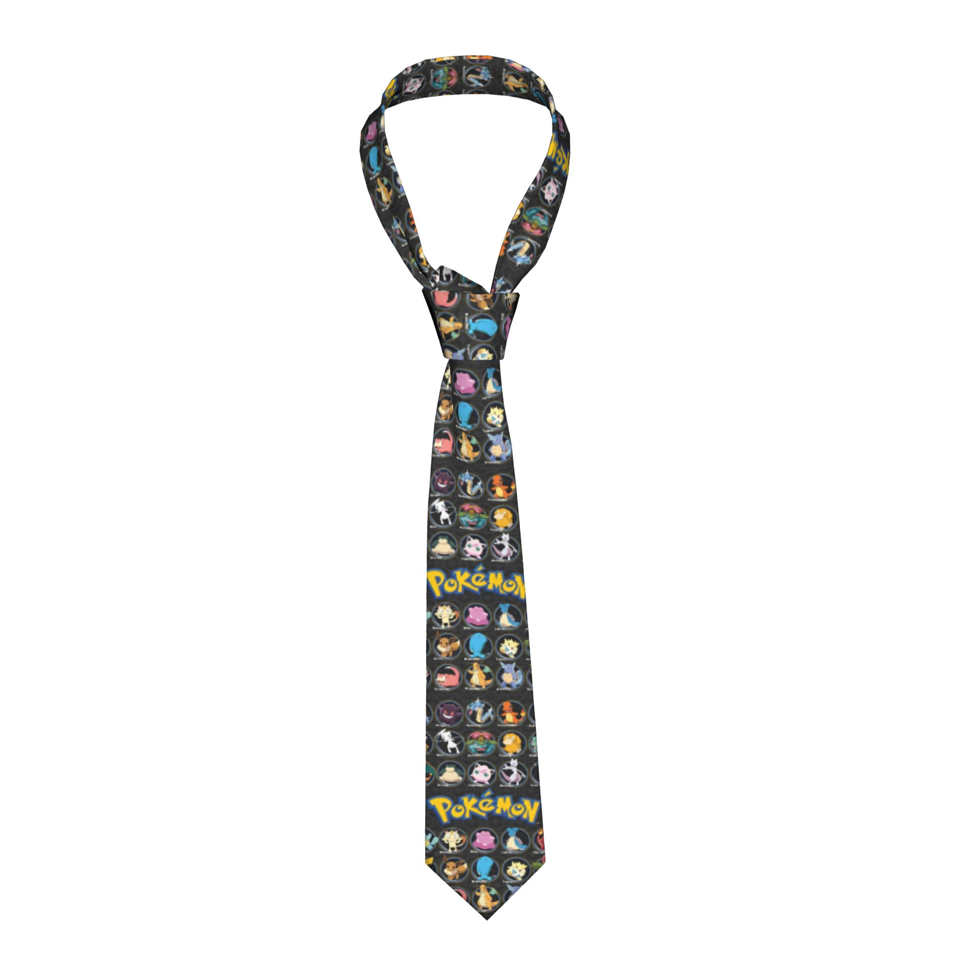 Cartoon Pokemon Characters Nec - Skinny Tie Men avaliação e preço
