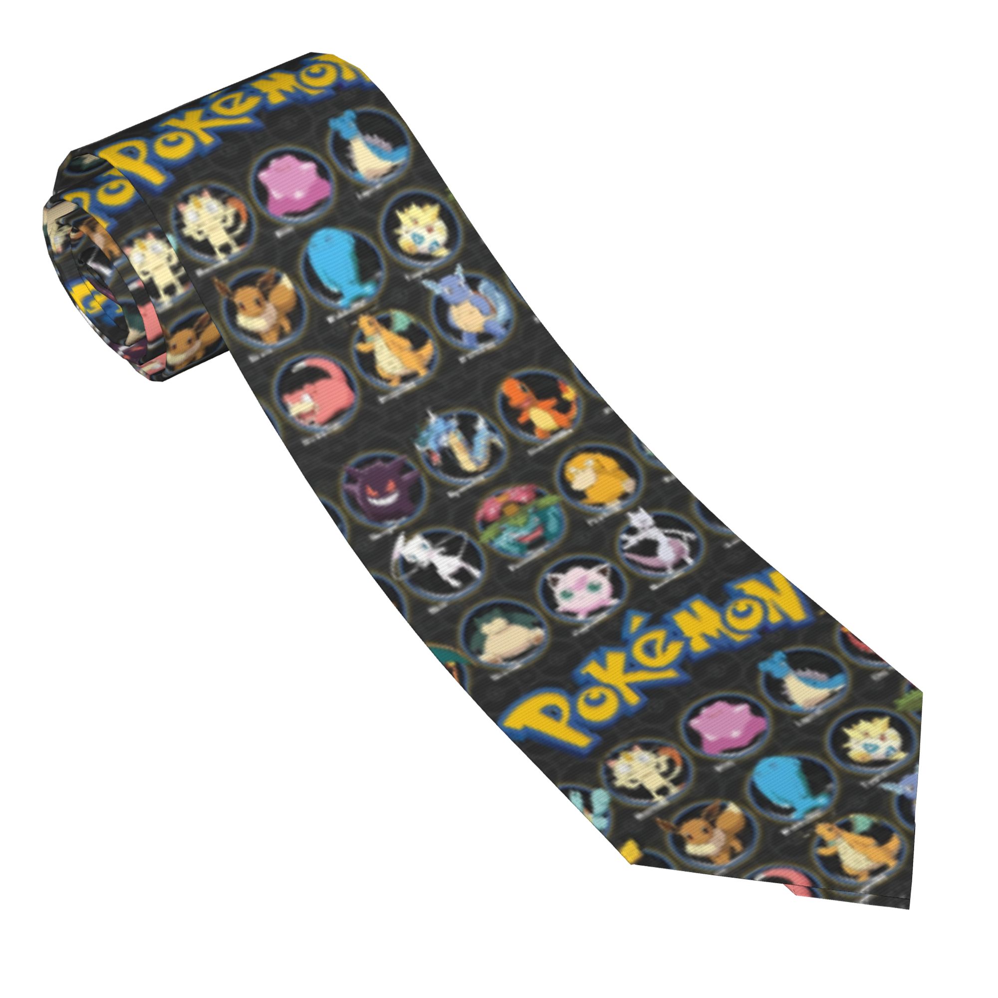 Cartoon Pokemon Characters Nec - Skinny Tie Men avaliação e preço