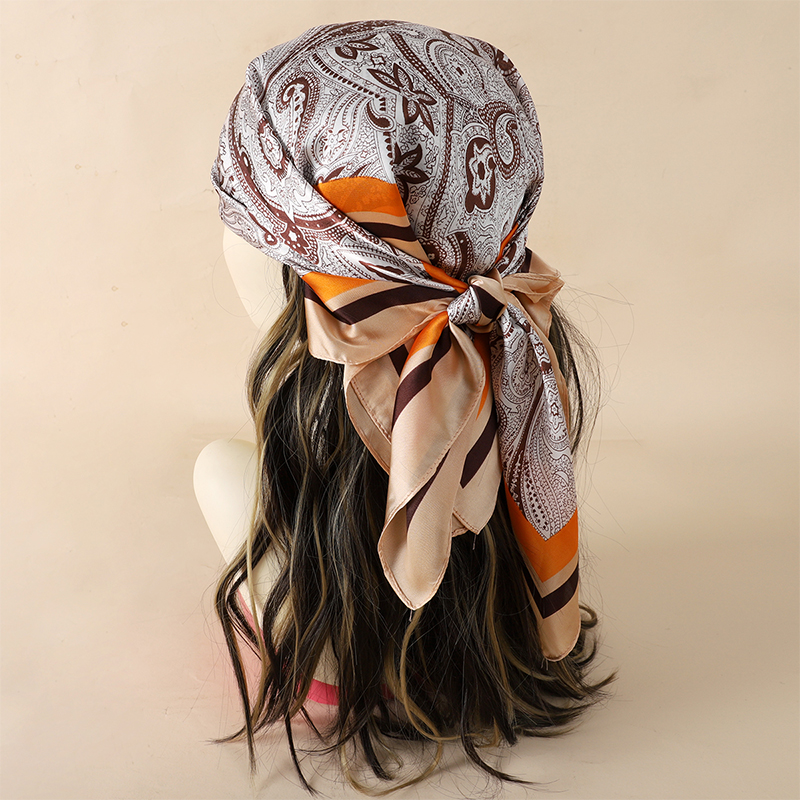 Luxury Spring Silk Scarf Women - Silk Tie Striped avaliação e preço
