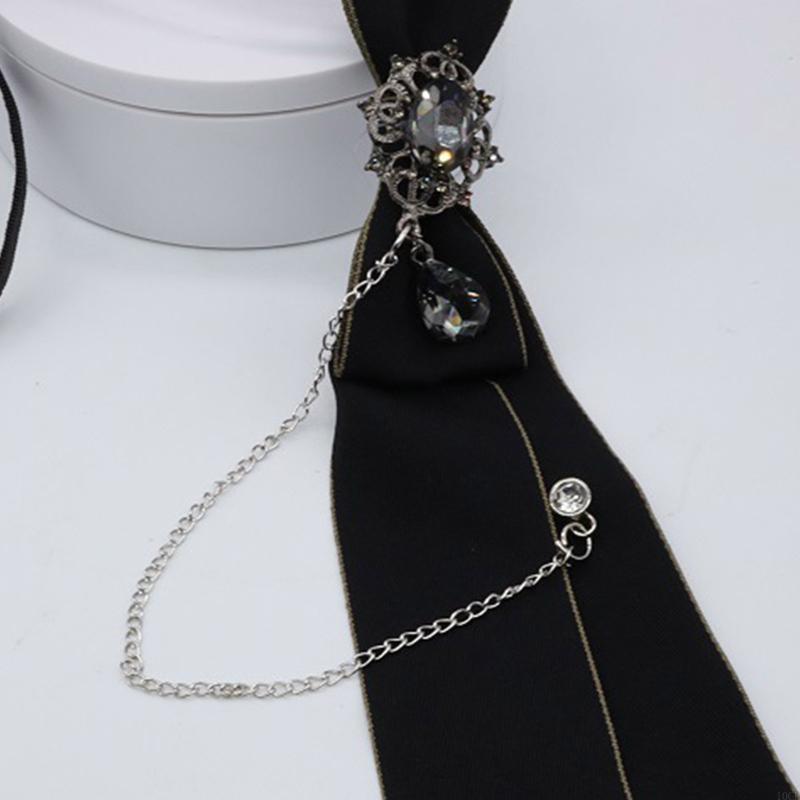 Gothic Fashion Neck Tie with M - Bow Tie Pre Tied avaliação e preço